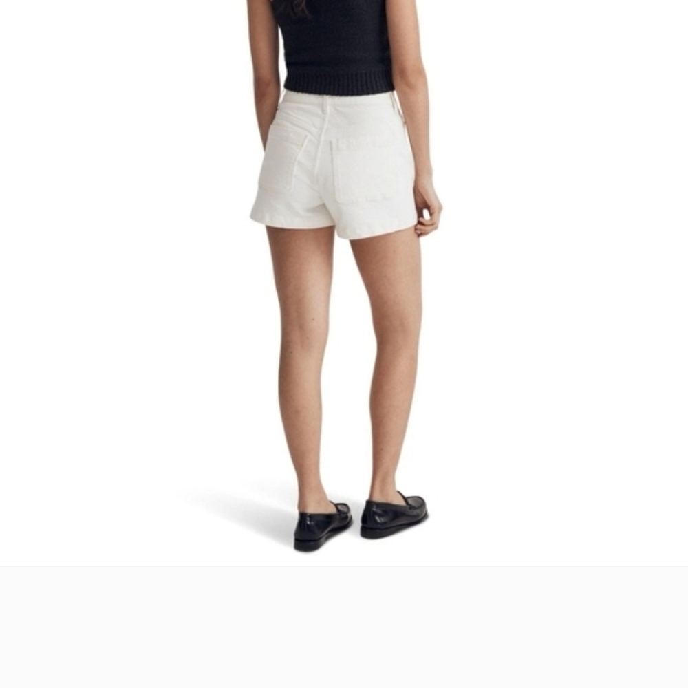 Altar'd State High Waist Sailor Tile White Shorts Size 27 - Picture 2 of 12